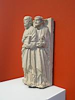 Statue, Groupe de trois apotres (Nicola Pisano, Pise, v 1270, Marbre)(4)